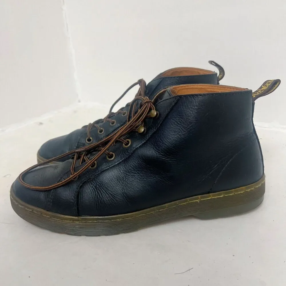 Dr. Martens Coburg Chukka Boots Black Leather Men's Size 10